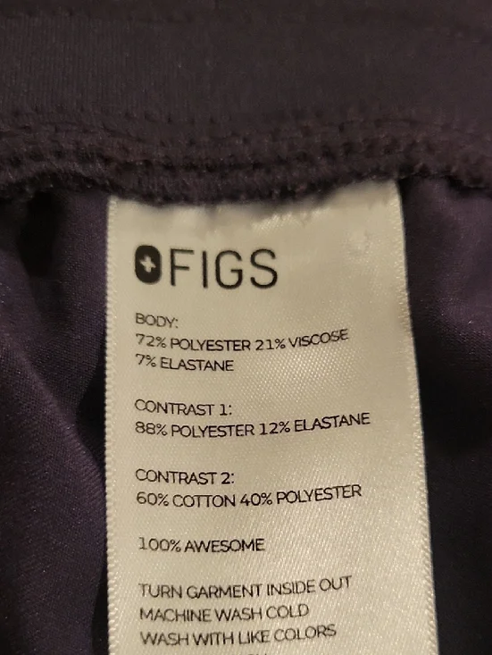 Purple Drawstring Figs - Picture 6 of 7